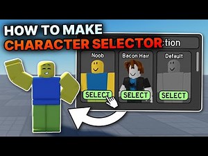 How to Make a CHARACTER SELECTOR in ROBLOX! ✅ Create Character Selector in Roblox Studio