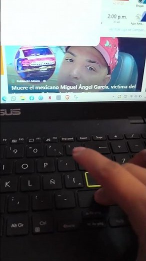 Como poner El guión bajo _ en mi laptop Asus #asus #laptop