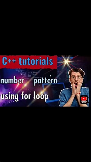 number patten in c++/c++tutorials #coding #short