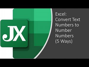 Convert Text Numbers to Number Numbers in Excel (5 Ways!)