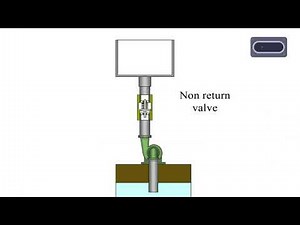 How does a PVC check valve function?