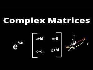 Complex Matrices ( An intuitive visualization )