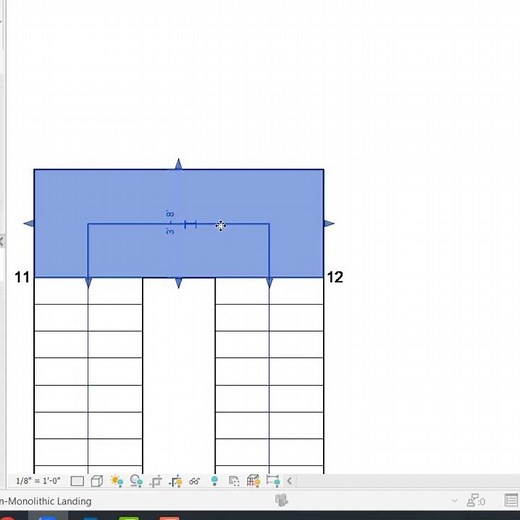 Custom Stairs and Landing in Revit