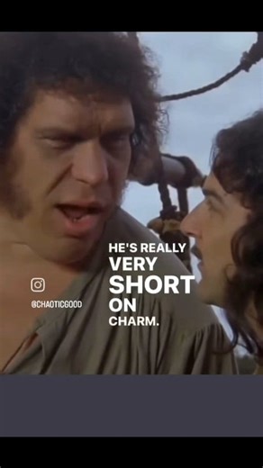 The Princess Bride had an amazing cast, and other than the main characters like Westley, Buttercup or the grandfather, the 2 that always made this even more enjoyable for me were Inigo Montoya and Fezzik 💯 #ThePrincessBride #InigoMontoya #Fezzik #Vezzini #MandyPatinkin #AndreTheGiant #WallaceShawn #Fantasy #Comedy #Romance #Action #Storytelling | Blaine Thomas McGovern