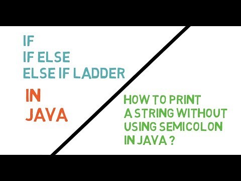 14 if else in Java