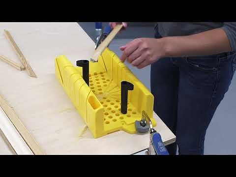 How To Use a Miter Box