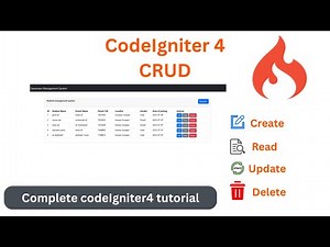 Complete CodeIgniter 4 CRUD Tutorial with Bootstrap 5 (Step-by-Step)