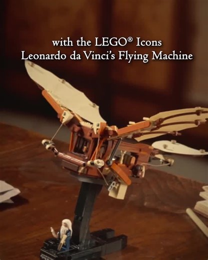 2.3M views · 33K reactions | A dream in da Vinci’s lifetime…now a reality in LEGO bricks. Da Vinci dreamed it, but now it's time to build it | LEGO | Facebook
