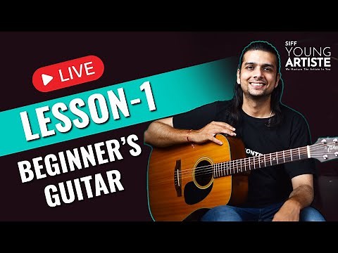 LIVE Lesson 1 : Beginner's Guitar Lesson | Introduction to Guitar 🎸 #guitar #siffyoungartiste