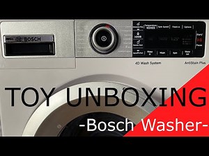 THEO KLEIN - Bosch Home Professional Toy washer - UNBOXING