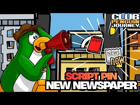 SCRIPT PIN LOCATION + NEW NEWSPAPER & CONTEST WINNERS ✨ | Club Penguin Journey