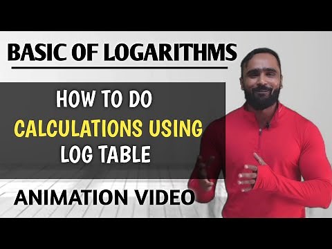 Basics of Logarithm | How to do Calculations using Log Table | Characteristics of mantissa | Part 1