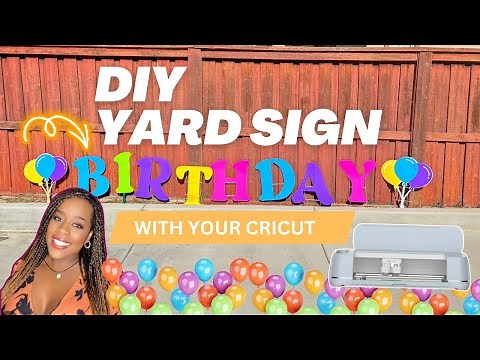 You WON'T BELIEVE How Simple It Is to Make a DIY Lawn Yard Sign with Cricut!