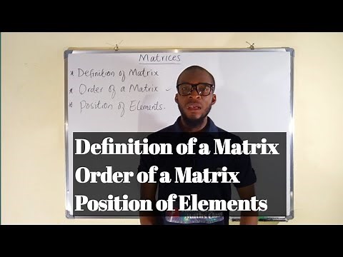 Introduction To Matrices