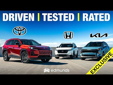 NEW Toyota RAV4 vs. Honda CR-V Hybrid vs. Kia Sportage Hybrid | Best Hybrid SUV