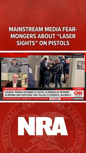 NRA on Instagram: "WATCH: A mainstream media “expert” went full fear-mongering over laser sights on pistols, bizarrely claiming they’re “sophisticated” devices used primarily by “professionals, tactical people, and military people.” You really can't make this stuff up."