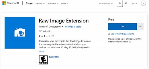 How to Open RAW Image Files on Windows 10