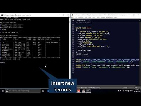 How to : Create a MySQL Database in Command Line