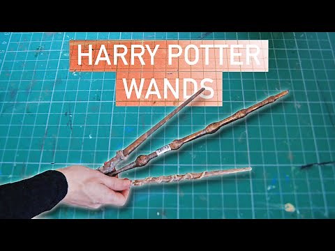 How To Make Harry Potter Wands! DIY Paper Prop Craft (Easy) ✨