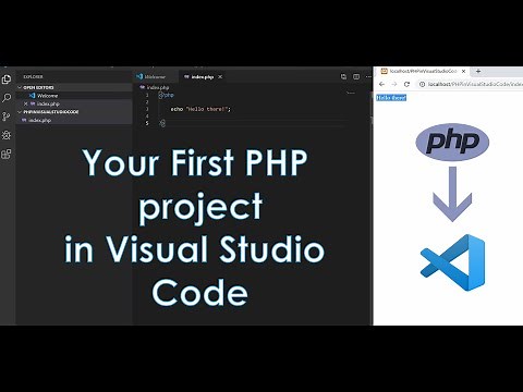 PHP in Visual Studio Code: Your first PHP project