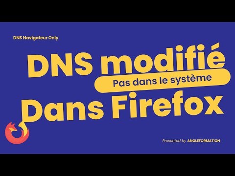 Change the DNS settings on Firefox without modifying the system (DNS via browser)