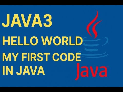 Java3 | Hello World | My First Code in Java | Coder | Java Developer | Best Classes Mathura