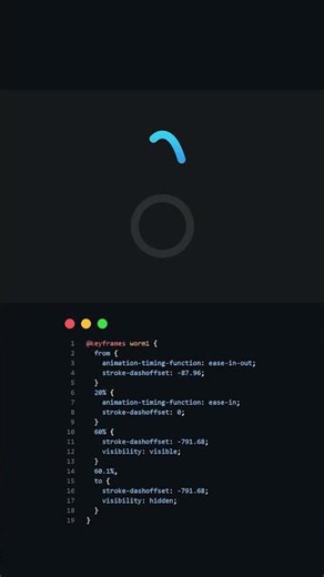 COOL Loading Animation Using CSS!