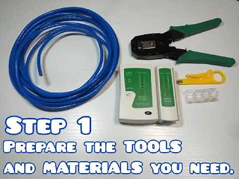 Step by Step on how to make Crossover Cable.