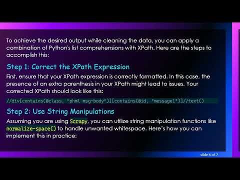 Efficiently Join the Results of an XPath in Python Scrapy