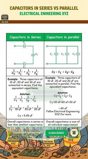 Capacitors in Series vs Parallel