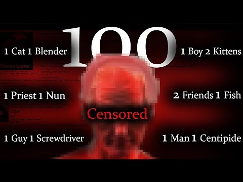 100 Most Disturbing & Disgusting shock videos.