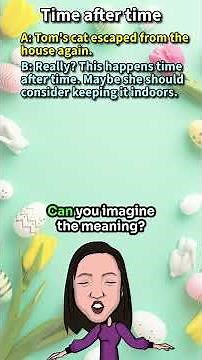 "Time after time": What does it mean in English? [ ForB English Lesson ] #shorts