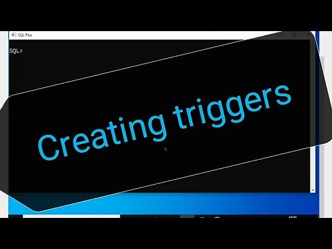How to create trigger in sqlplus || SQL in telugu