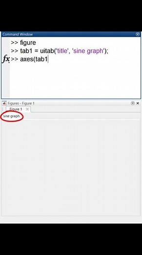 Multiple Tabs in ONE Figure 😱 | MATLAB #shorts