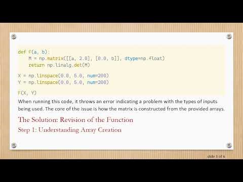 Creating a Matrix from Arrays in Python