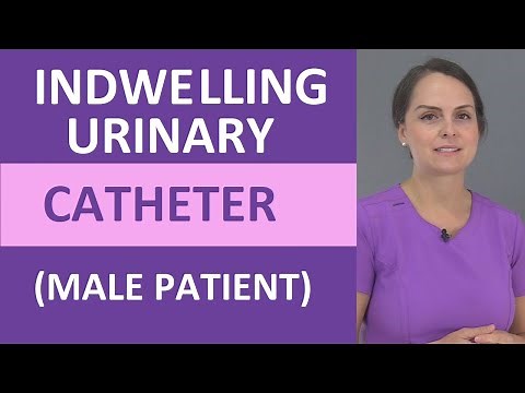Male Foley Catheter Insertion Nursing Skill | How to Insert an Indwelling Urinary Catheter Male