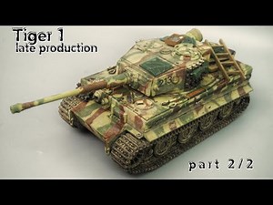 Takom 2199 1/35 TIGER I LATE w/ZIMMERIT Full Build part 2