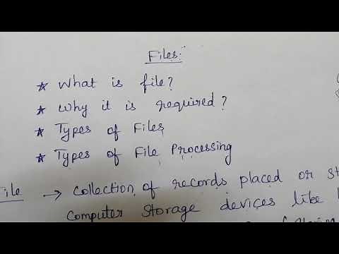Files in C Programming