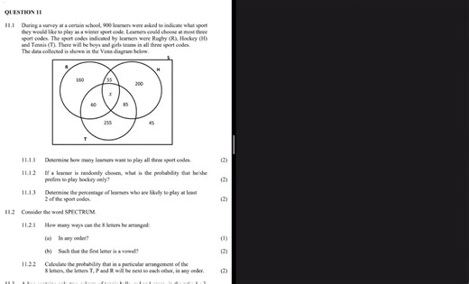 Probability Grade 12 Mathematics