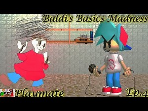 Friday Night Funkin' Baldi's Basics Madness (#baldi #fnfmod) Playtime VS BF in Playmate