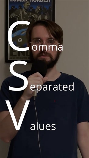 What the heck is a CSV? #gba #programming #coding #computerscience #software #hardware #technology