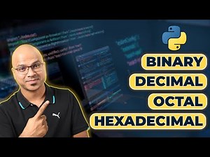 Number System Conversion in Python Video Lecture | Basics of Python - Software Development