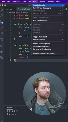 debug in VSCode