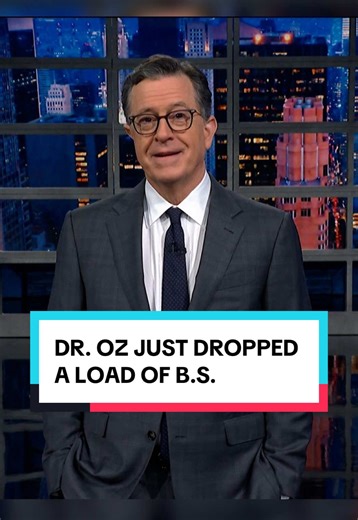 Dr. Oz's Obesity Drug Deal Wows Stephen Colbert