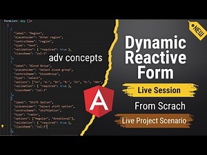 Angular Dynamic Reactive Forms | Generate Forms from JSON | Full Tutorial