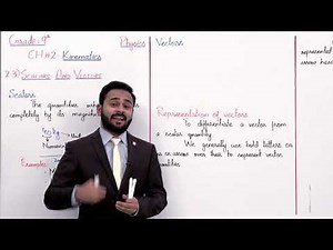 Class 9 - Physics - Chapter 2 - Lecture 2 - 2.3 Scalars and Vectors - Allied Schools