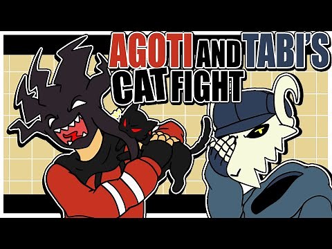 Agoti & Tabi's Cat Fight! (Friday Night Funkin' Comic Dub)