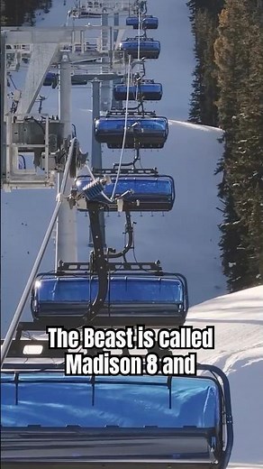 Worlds LONGEST 8 seater lift just opened at BIG SKY RESORT