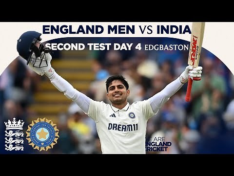Gill Hits 161! | Highlights - England v India Day 4 | Rothesay Test 2025
