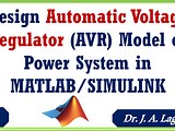 Automatic Voltage Regulator (AVR) Model in MATLAB Simulink